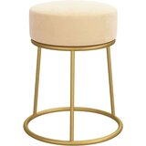  Okrogel stolček mareličen žamet, (20821729) | Shoptok.si