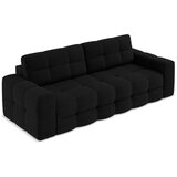 Makamii Crna sklopiva sofa od bouclé tkanine 255 cm Milu – | shoptok.hr