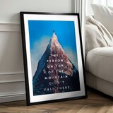  Zidni plakat s extra efektom - peak motivation | shoptok.hr