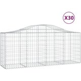  Lučne gabionske košare 30 kom 200x50x80/100cm pocinčano željezo | Eponuda.com