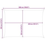  Sončno platno Oranžna in Rjava 5 × 3,5 m 100% poliester Oxford, (5000222528) | Shoptok.si