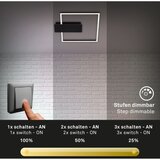 BRILONER 3544-015 - LED prigušiva stropno svetlo NICO LED/12W/230V crna | Eponuda.com
