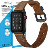 Beline pašček za uro 22MM casual rjav/rjav usnjen pašček za uro, (21969545) | Shoptok.si