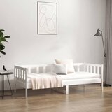  Dnevni krevet bez madraca bijeli 90 x 190 cm masivna borovina | Eponuda.ba