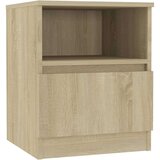  Nočna omarica 2 kosa sonoma hrast 40x40x50 cm iverna plošča, (20734562) | Shoptok.si