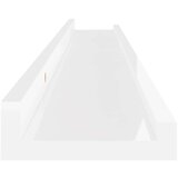  Stenske police 4 kosi visok sijaj bele 80x9x3 cm, (20620718) | Shoptok.si