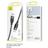 Usams podatkovni kabel SJ400 U31 Type C na Type C črn Cene