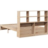  Krevet s regalom za knjige bez madraca 160x200 cm od borovine | shoptok.hr