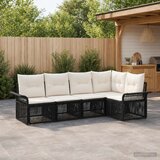  Sjedeća garnitura za vrt 5 kom. Crna poliratan 70.5 x 62 x 70 cm | shoptok.hr