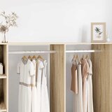  Cijev za ormar 2 pcs Srebrno 864 x 15 x 29 mm | shoptok.hr