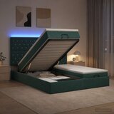  od pjene s madracem i LED-om Tamnozelena 200 x 200 cm | shoptok.hr