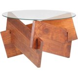 vidaXL Klubska mizica 60 cm trden akacijev les | Shoptok.si