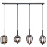 Globo Viseća LED svjetiljka Blacky (Broj žarulja: 4 Kom., 40 W, D x Š x V: 100 x 185 x 120 cm, E14) | shoptok.hr