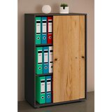 MID.YOU Arhivska Omara Lona Xl, Antracit, Barva Hrasta | Shoptok.si