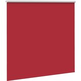 Rolo zavjesa za zamračivanje crvena 160x130 cm Širina tkanine 156,6 cm Poliester | shoptok.hr
