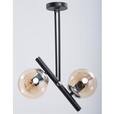 Squid Lighting Crna stropna svjetiljka sa staklenim sjenilom ø 15 cm Libra – | shoptok.hr
