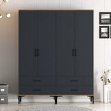 Hanah home Hanah kućni ormar Kumsal TT 160x47.5x201.4cm Orah | Eponuda.ba