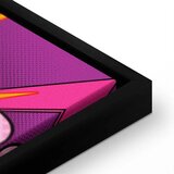  Slika - Energy of Colors (1-part) - English Text on Colorful Background 80x120 U crnom drvenom okviru | shoptok.hr