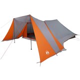 Tipi šator s krovom Siva i narančasta 660 x 456 x 200 cm taft | shoptok.hr