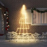  LED Božićno drvce s zemljanim klinovima Topla bijela 306 cm | shoptok.hr