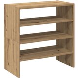 vidaXL Regal za čevlje 2 kosa zložljiva artisan hrast 60x30x30,5 cm | Shoptok.si