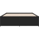vidaXL Okvir za krevet crni 160x200 cm konstruirano drvo i metal | shoptok.hr