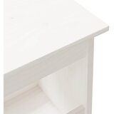 Klupa za hodnik bijela 100x28x45 cm masivno drvo bor | shoptok.hr