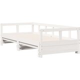  Dnevni krevet bez madraca bijeli 90 x 200 cm masivna borovina | shoptok.hr