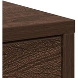  Komoda s predali in vrati, rjavega hrasta, 73x31x90 cm | Shoptok.si