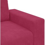  3-dijelni set sofe s jastučićima vino crvena baršun | shoptok.hr