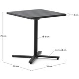Kave Home Metalni vrtni stol 70x70 cm Torreta – | shoptok.hr