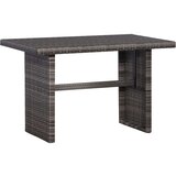 Bistro garnitura z blazinami 3-delna ratan siva | Shoptok.si