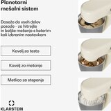 Klarstein Bella Evo kuhinjski robot | planetarni mešalni sistem | 3 mešalni nastavki | 1500 W | 5 l | Shoptok.si