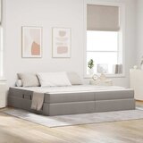 s madracem i skladištem Sivo-smeđa 200 x 200 cm | shoptok.hr
