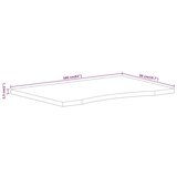 vidaXL Mizna plošča ukrivljena 160x50x2,5 cm trden mangov les | Shoptok.si