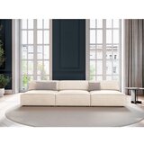 Micadoni Home Krem baršunasti sofa 240 cm Jodie – | shoptok.hr