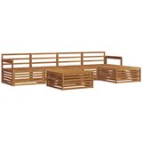  Set vanjskih sofa 6 kom. Prirodna Čvrsto drvo akacije | shoptok.hr