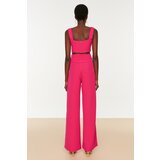 Trendyol Fuchsia Belted Trousers | shoptok.hr