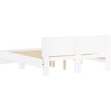  Okvir kreveta s uzglavljem i LED bijeli 160 x 200 cm | shoptok.hr