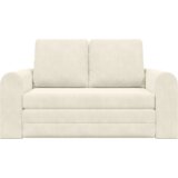 vidaXL Floor Sofa Bed 2-in-1 Krem 148x71x83 cm Velvet | Shoptok.si