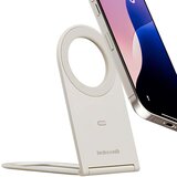 TWELVE SOUTH MagSafe stojalo za iPhone, ultra tanko zložljivo, Curve Nano serija, Bela, (5000192529) Cene