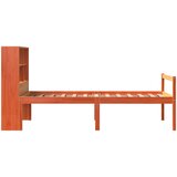  s regalom za knjige bez madraca 75 x 190 cm od borovine | shoptok.hr