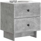  Noćni ormar s ladicama 2 pcs Betonska siva 43 x 34,5 x 47,5 cm | shoptok.hr