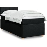  The Living Store Box spring postelja z vzmetnico črn 90x190 cm blago - Box Spring Postelja, (21496950) | Shoptok.si