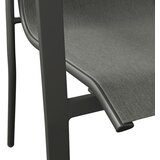 Ambia Garden VRTNI SEDEŽ aluminij siva, naravne barve | Shoptok.si
