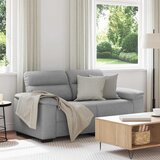  Dvosjed Sofa Oblačno Siva 160x81x84 cm Tkanina | Shoptok.si