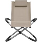 Maison Chic Otroški Ležalnik - Sončna ležalnik iz jekla taupe, (22057658) | Shoptok.si