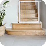 Momi zaštitna ograda - kapija za decu Paxi Plus White | ePonuda.com