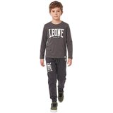 Leone 1947 Majice z dolgimi rokavi Boy Long Sleeves Big Logo Siva Cene