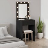  Toaletni stol Crni hrast 50 x 41 x 135 cm Konstruirano drvo | shoptok.hr